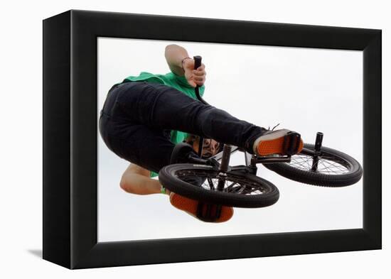 BMX Flying High-Karen Williams-Framed Premier Image Canvas