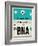 BNA Nashville Luggage Tag II-NaxArt-Framed Art Print