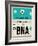 BNA Nashville Luggage Tag II-NaxArt-Framed Art Print