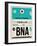 BNA Nashville Luggage Tag II-NaxArt-Framed Art Print