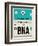 BNA Nashville Luggage Tag II-NaxArt-Framed Art Print