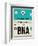 BNA Nashville Luggage Tag II-NaxArt-Framed Art Print