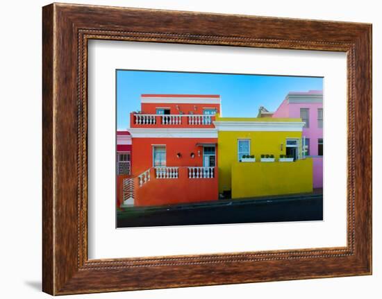 Bo-Kaap, Historical colorful center of Cape Malay culture, Cape Town, South Africa, Africa-G&M Therin-Weise-Framed Photographic Print