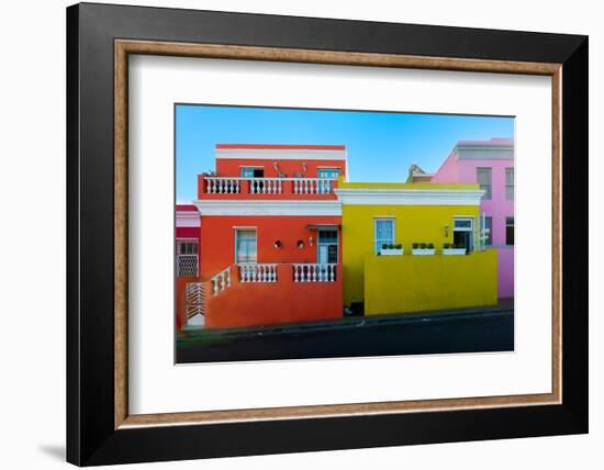 Bo-Kaap, Historical colorful center of Cape Malay culture, Cape Town, South Africa, Africa-G&M Therin-Weise-Framed Photographic Print