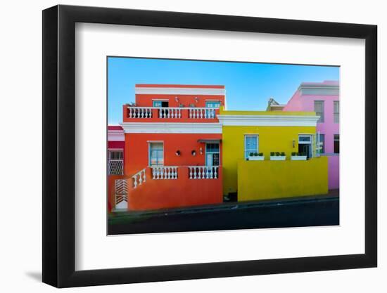 Bo-Kaap, Historical colorful center of Cape Malay culture, Cape Town, South Africa, Africa-G&M Therin-Weise-Framed Photographic Print