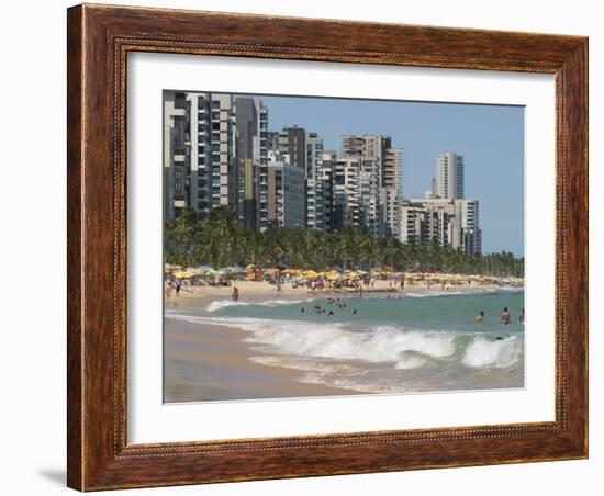 Boa Viagem Beach, Recife, Pernambuco, Brazil, South America-Richardson Rolf-Framed Photographic Print