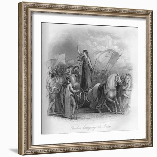 'Boadicea haranguing the Britons', 1859-Unknown-Framed Giclee Print