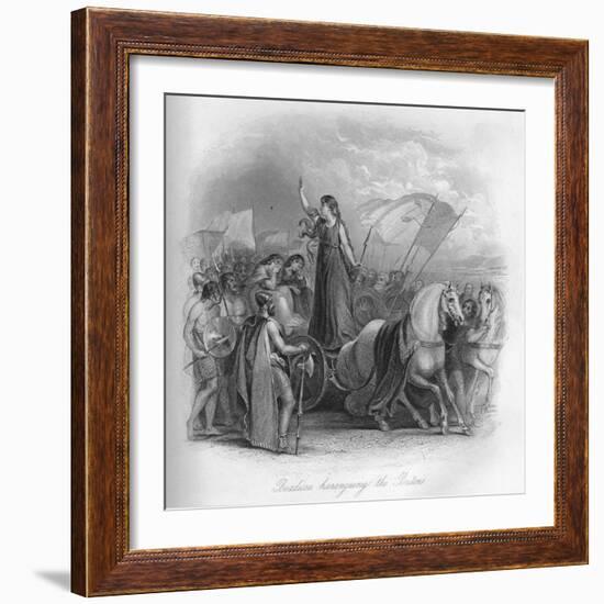 'Boadicea haranguing the Britons', 1859-Unknown-Framed Giclee Print