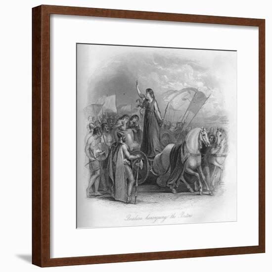 'Boadicea haranguing the Britons', 1859-Unknown-Framed Giclee Print