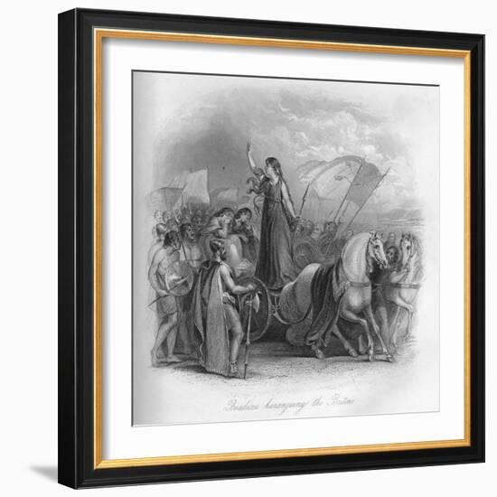 'Boadicea haranguing the Britons', 1859-Unknown-Framed Giclee Print