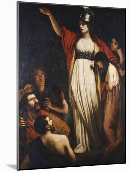 Boadicea Haranguing the Britons-John Opie-Mounted Giclee Print