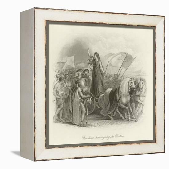 Boadicea Haranguing the Britons-null-Framed Premier Image Canvas