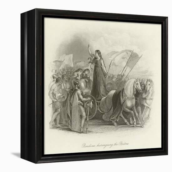 Boadicea Haranguing the Britons-null-Framed Premier Image Canvas