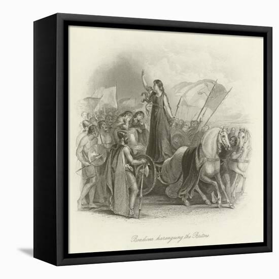 Boadicea Haranguing the Britons-null-Framed Premier Image Canvas