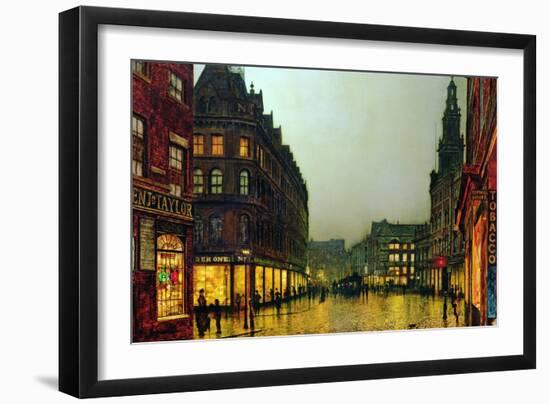 Boar Lane, Leeds, 1881-John Atkinson Grimshaw-Framed Giclee Print