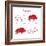 Boar Meat Cut Diagram - Elements Red on White-ONiONAstudio-Framed Art Print