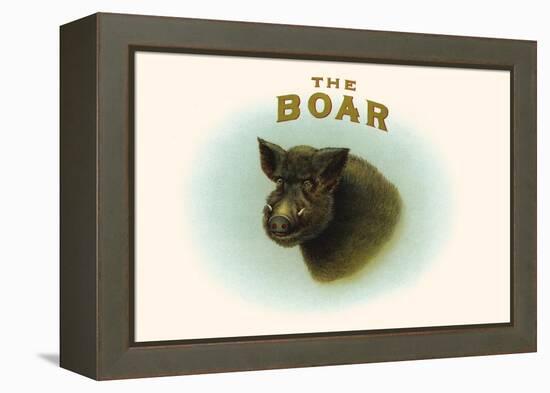 Boar-null-Framed Stretched Canvas
