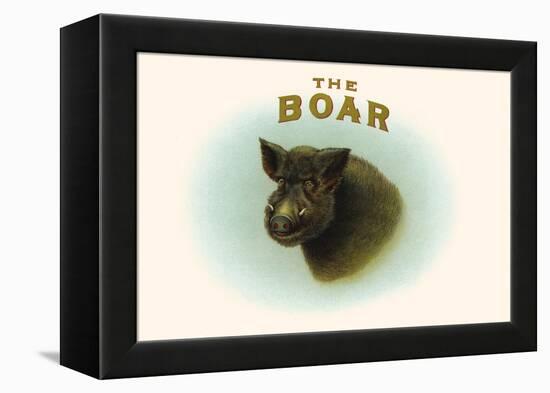 Boar-null-Framed Stretched Canvas