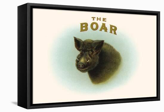 Boar-null-Framed Stretched Canvas