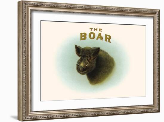 Boar-null-Framed Art Print