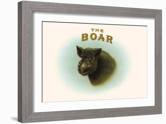 Boar-null-Framed Art Print