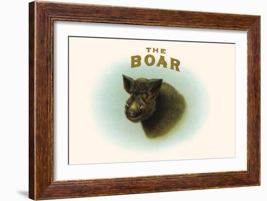 Boar-null-Framed Art Print