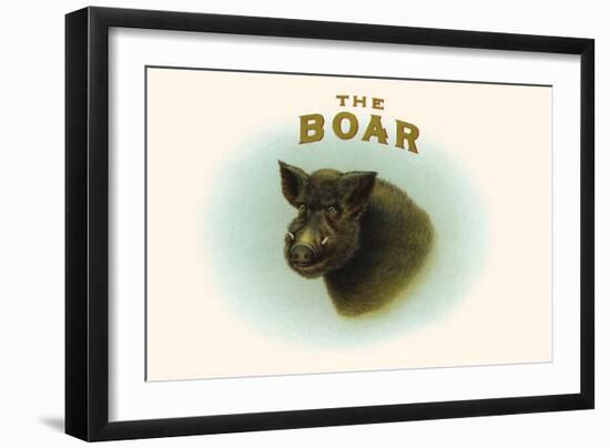 Boar-null-Framed Art Print