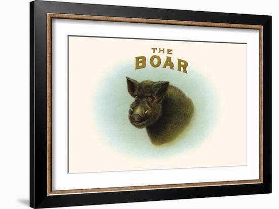 Boar-null-Framed Art Print