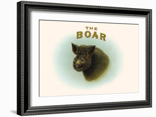 Boar-null-Framed Art Print