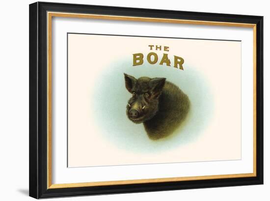 Boar-null-Framed Art Print