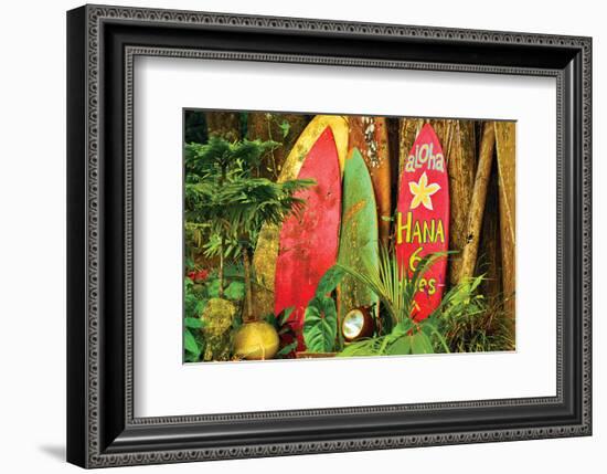 Board in Maui-null-Framed Premium Giclee Print