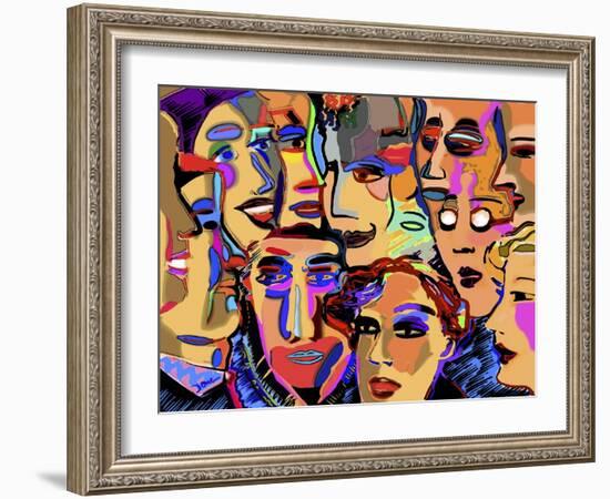 Board Meeting-Diana Ong-Framed Giclee Print