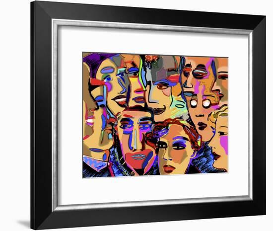 Board Meeting-Diana Ong-Framed Giclee Print