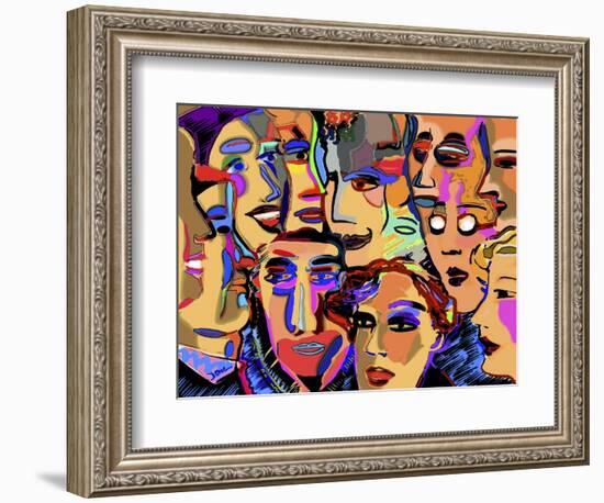 Board Meeting-Diana Ong-Framed Giclee Print