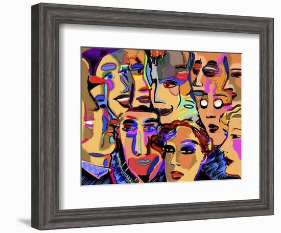 Board Meeting-Diana Ong-Framed Giclee Print