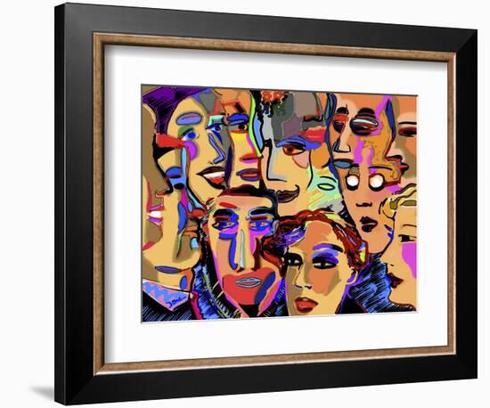 Board Meeting-Diana Ong-Framed Giclee Print