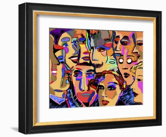 Board Meeting-Diana Ong-Framed Giclee Print