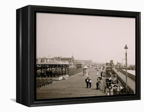 Board Walk, Asbury Park, N.J.-null-Framed Stretched Canvas