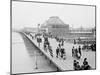 Board Walk Near the Casino, Atlantic City, N.J.-null-Mounted Photo