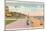 Boardwalk and Beach, Virginia Beach, Virginia-null-Mounted Art Print