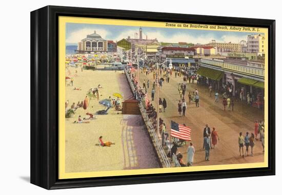 Boardwalk, Asbury Park, New Jersey-null-Framed Stretched Canvas