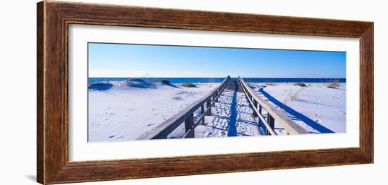 Boardwalk at Santa Rosa Island Near Pensacola, Florida-null-Framed Photographic Print