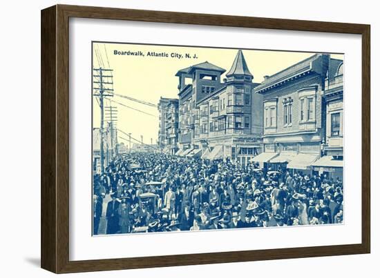 Boardwalk, Atlantic City, New Jersey-null-Framed Art Print