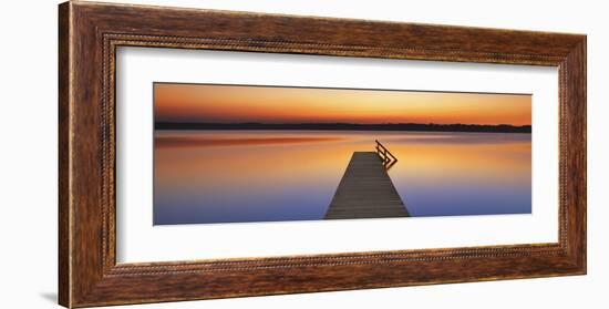 Boardwalk, Bavaria, Germany-Frank Krahmer-Framed Art Print