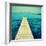 Boardwalk in Ses Illetes Beach in Formentera, Balearic Islands-nito-Framed Photographic Print