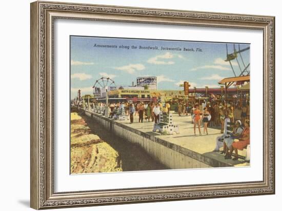 Boardwalk, Jacksonville, Florida-null-Framed Art Print