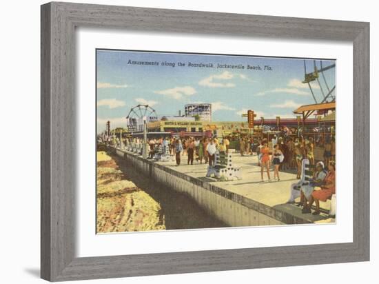 Boardwalk, Jacksonville, Florida-null-Framed Art Print