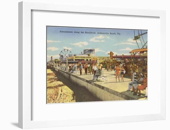 Boardwalk, Jacksonville, Florida-null-Framed Art Print