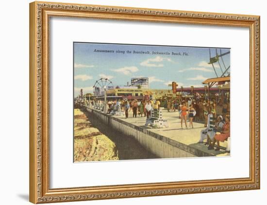 Boardwalk, Jacksonville, Florida-null-Framed Art Print