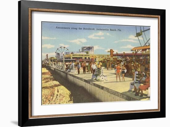 Boardwalk, Jacksonville, Florida-null-Framed Art Print